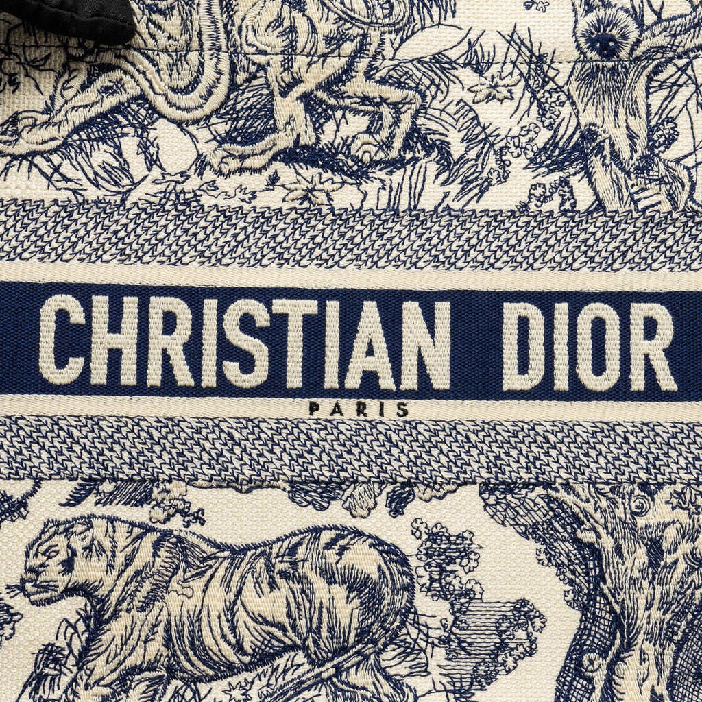 DIOR MEDIUM BOOK TOTE TOILE DE JOUY EMBROIDERY
