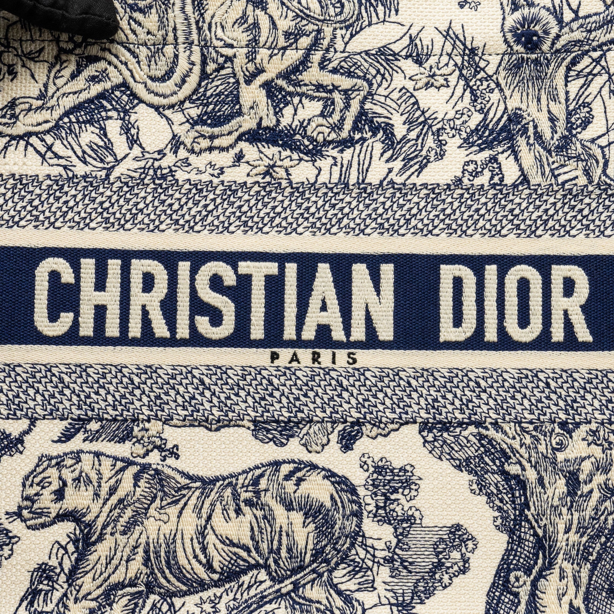 DIOR MEDIUM BOOK TOTE TOILE DE JOUY EMBROIDERY