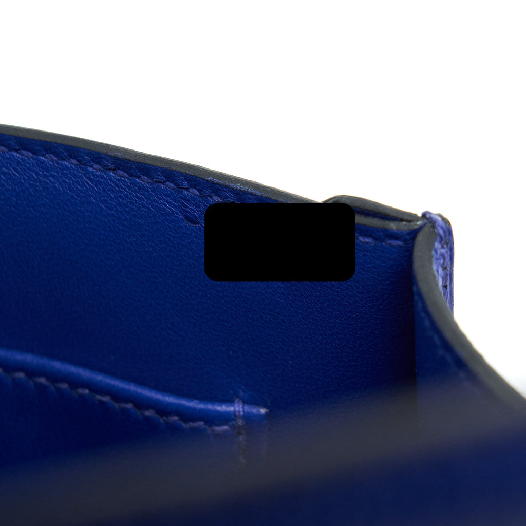 HERMES MINI VERROU BAG CHEVRE MYSORE 7T BLEU ELECTRIC SHW