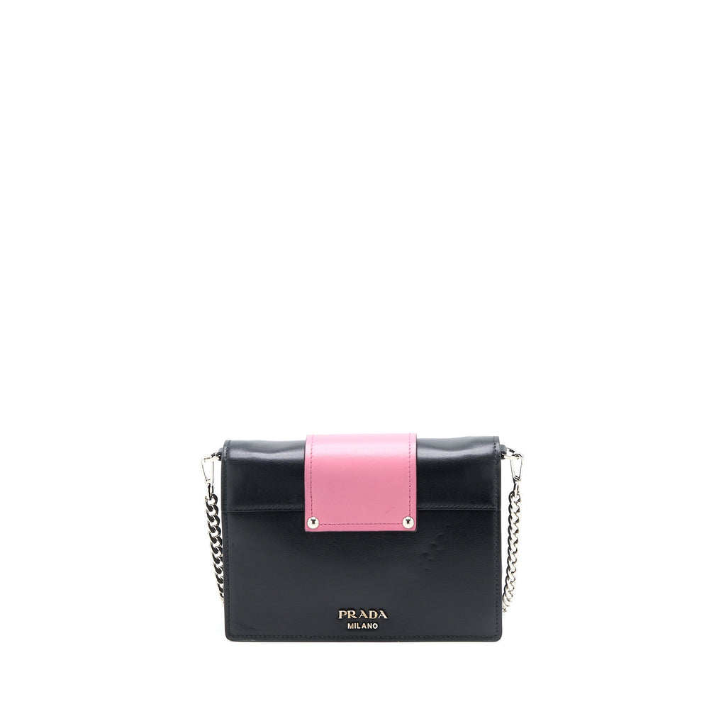 PRADA PLEX RIBBON BAG CRYSTAL CALFSKIN MULTICOLOUR SHW