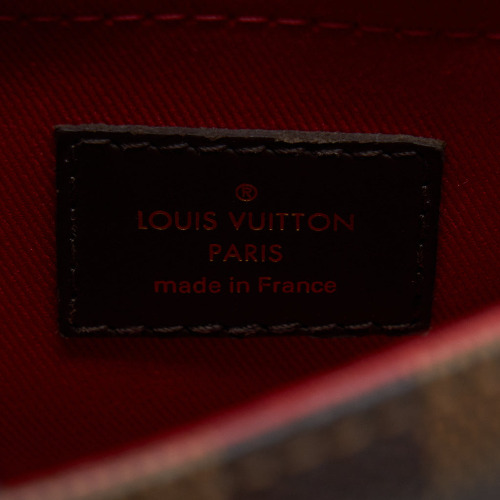 LOUIS VUITTON CROISETTE DAMIER EBENE GHW