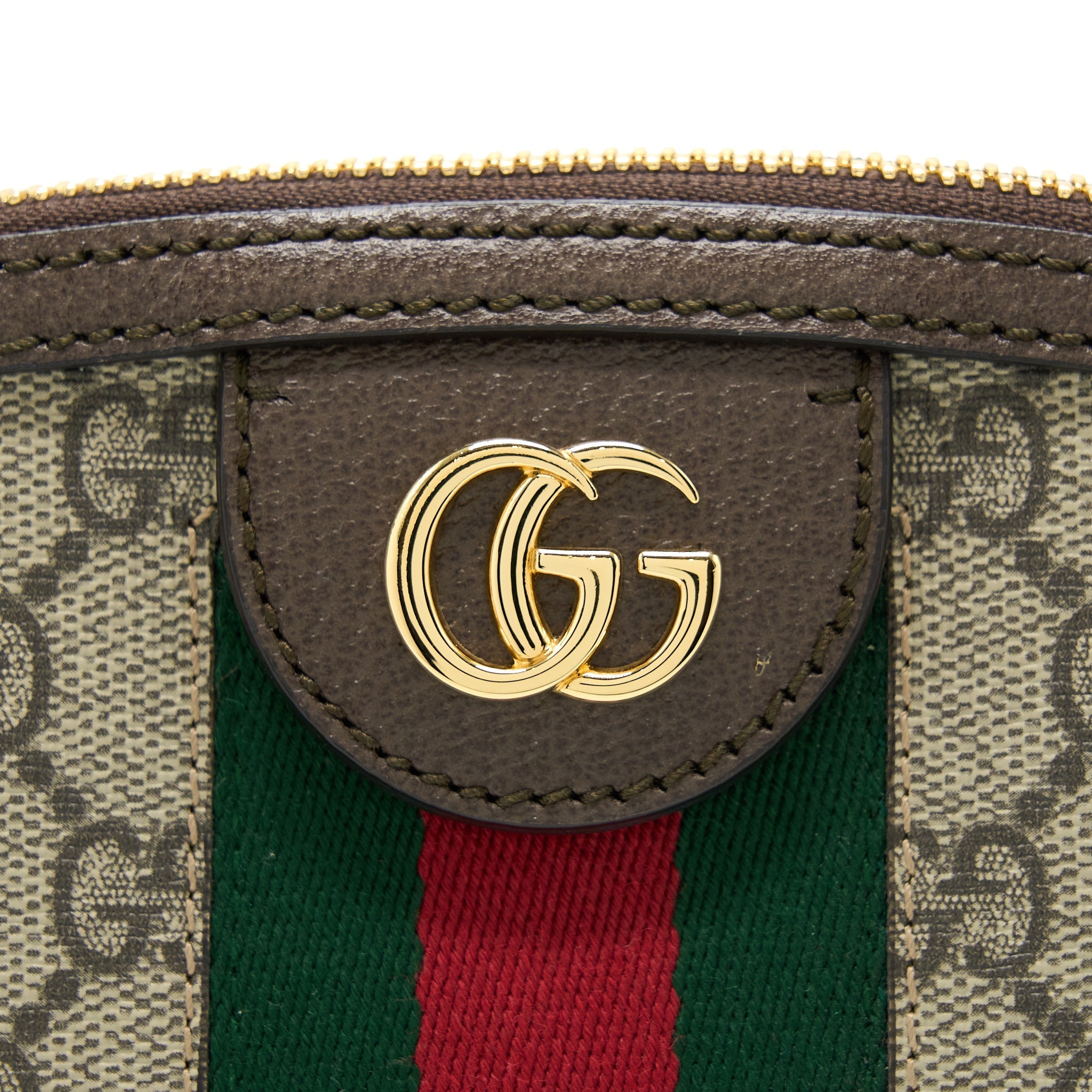 GUCCI OPHIDIA GG SUPREME CANVAS SHOULDER BAG GHW