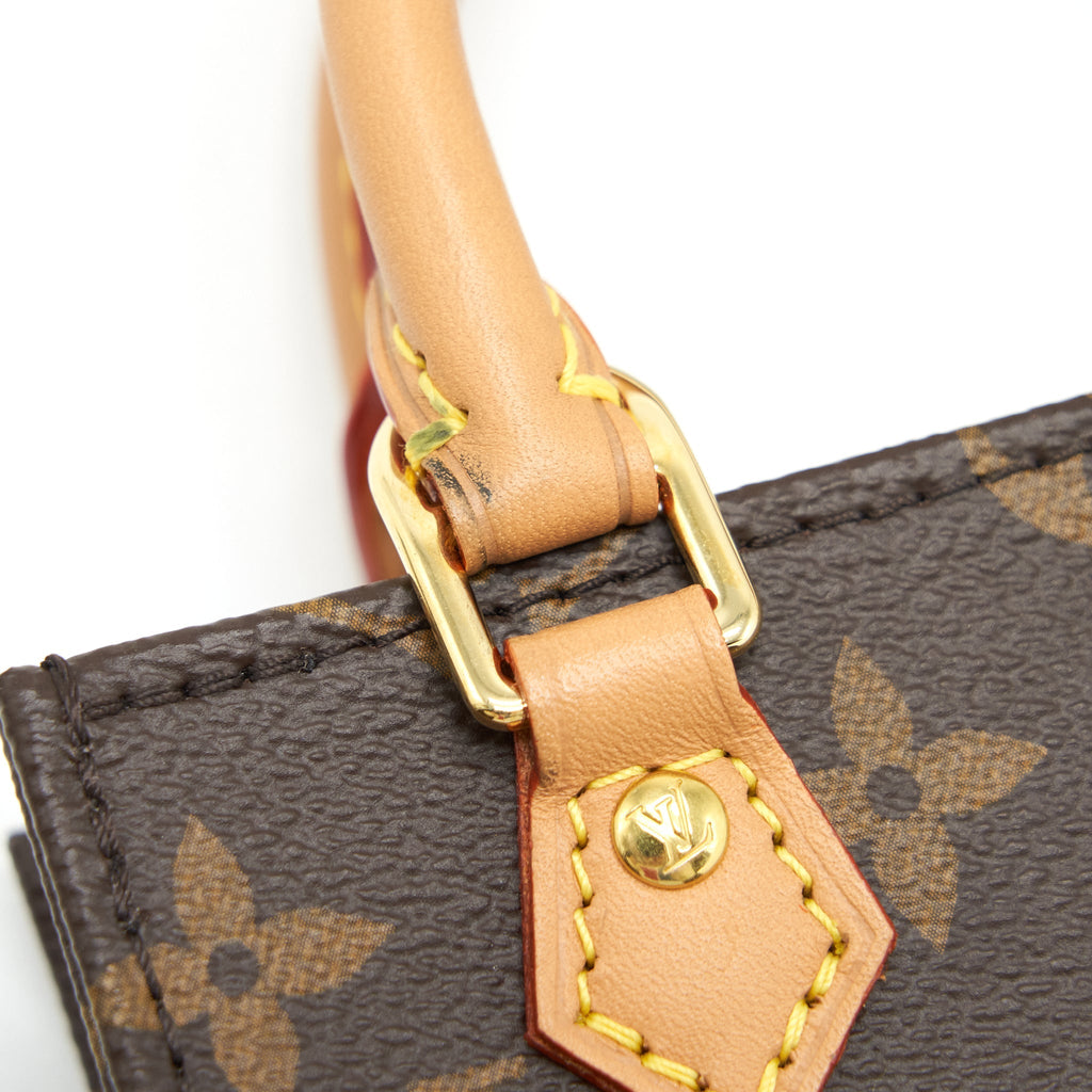 LOUIS VUITTON PETIT SAC PLAT MONOGRAM CANVAS YEAR 2020 GHW