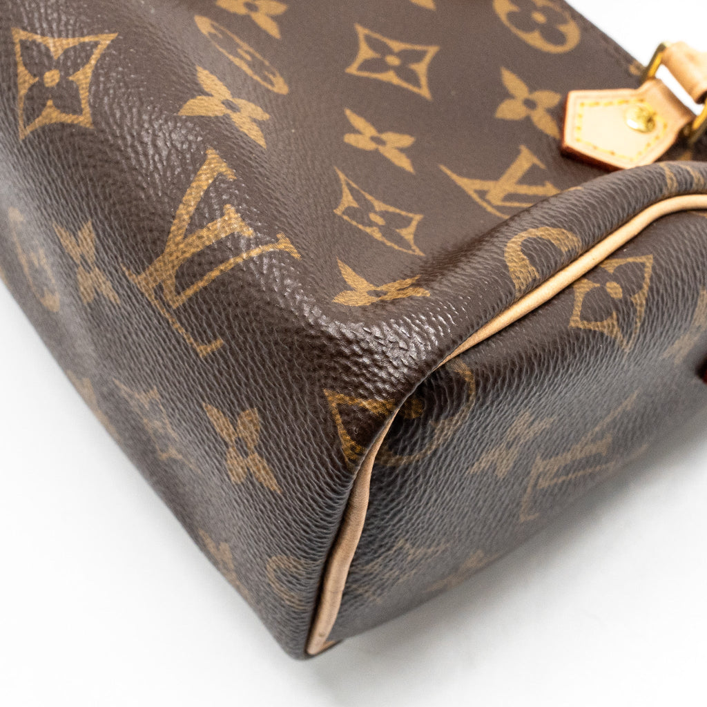 LOUIS VUITTON NANO SPEEDY MONOGRAM CANVAS GHW (OLD VERSION)