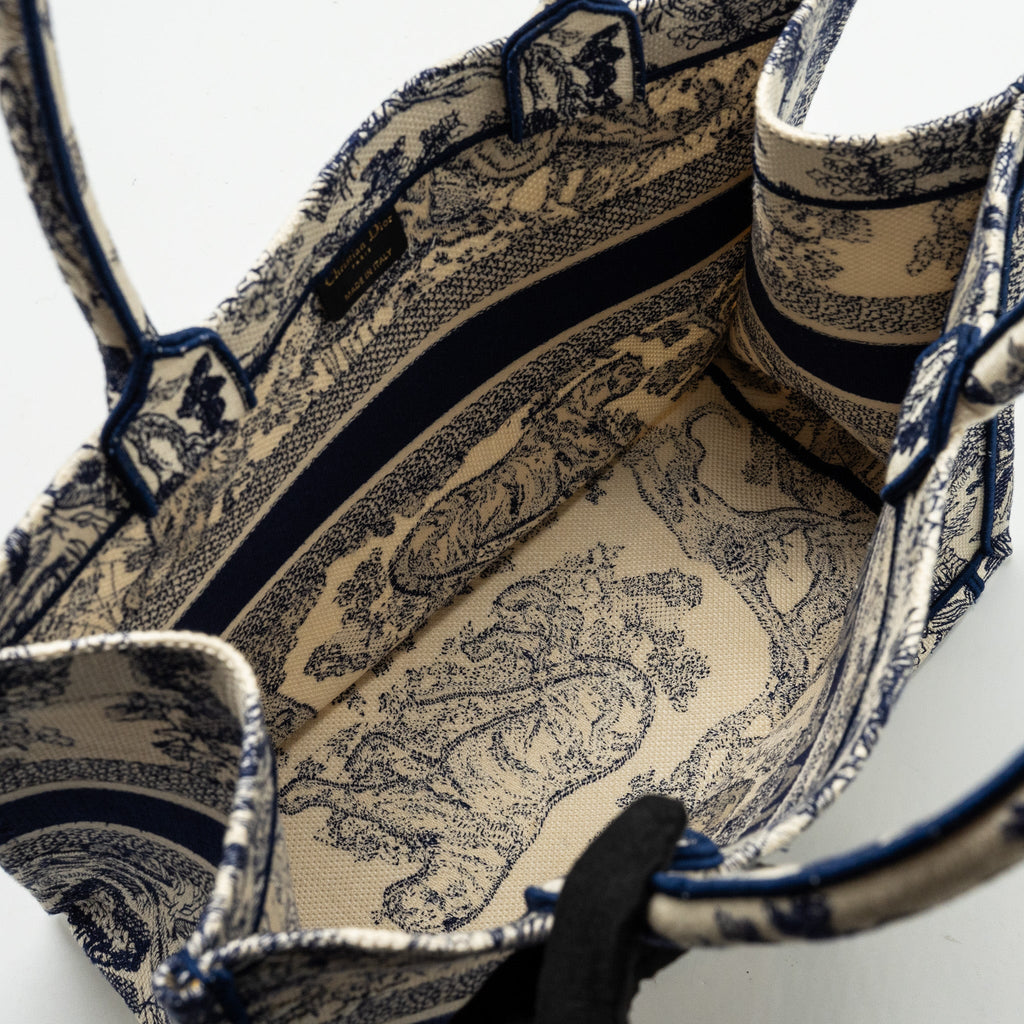 DIOR MEDIUM BOOK TOTE TOILE DE JOUY EMBROIDERY