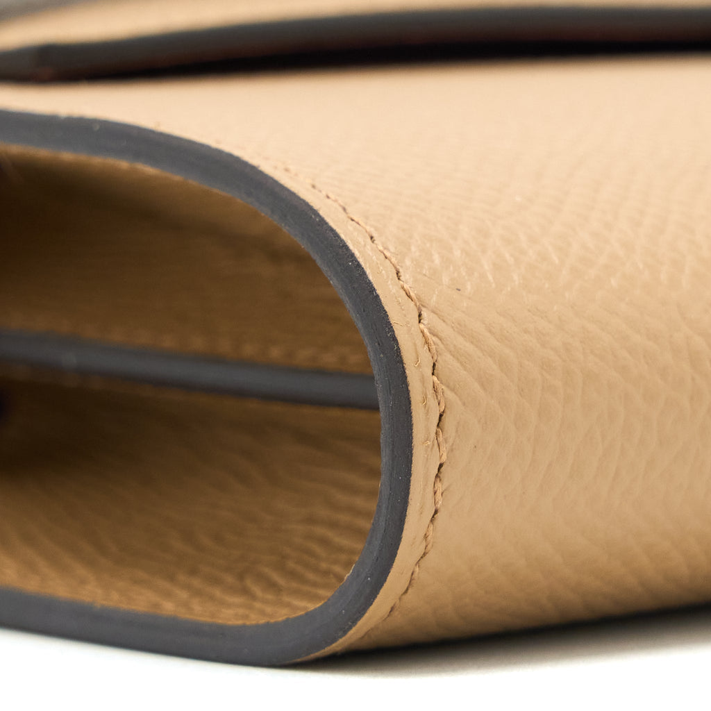 HERMES CLASSIC KELLY TO GO EPSOM CHAI / MAUVE SYLVESTRE SHW