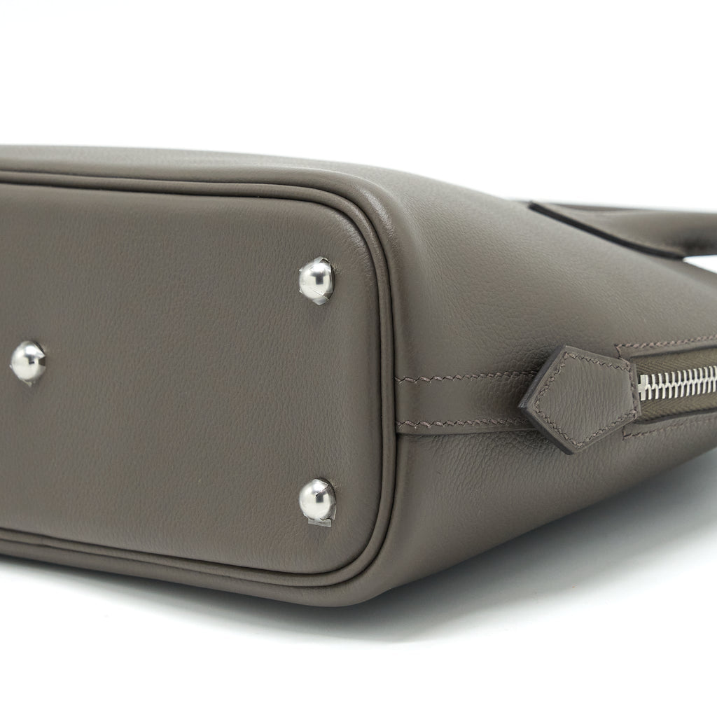 HERMES BOLIDE 1923 25 EVERCOLOR 8F GRIS ETAIN SHW