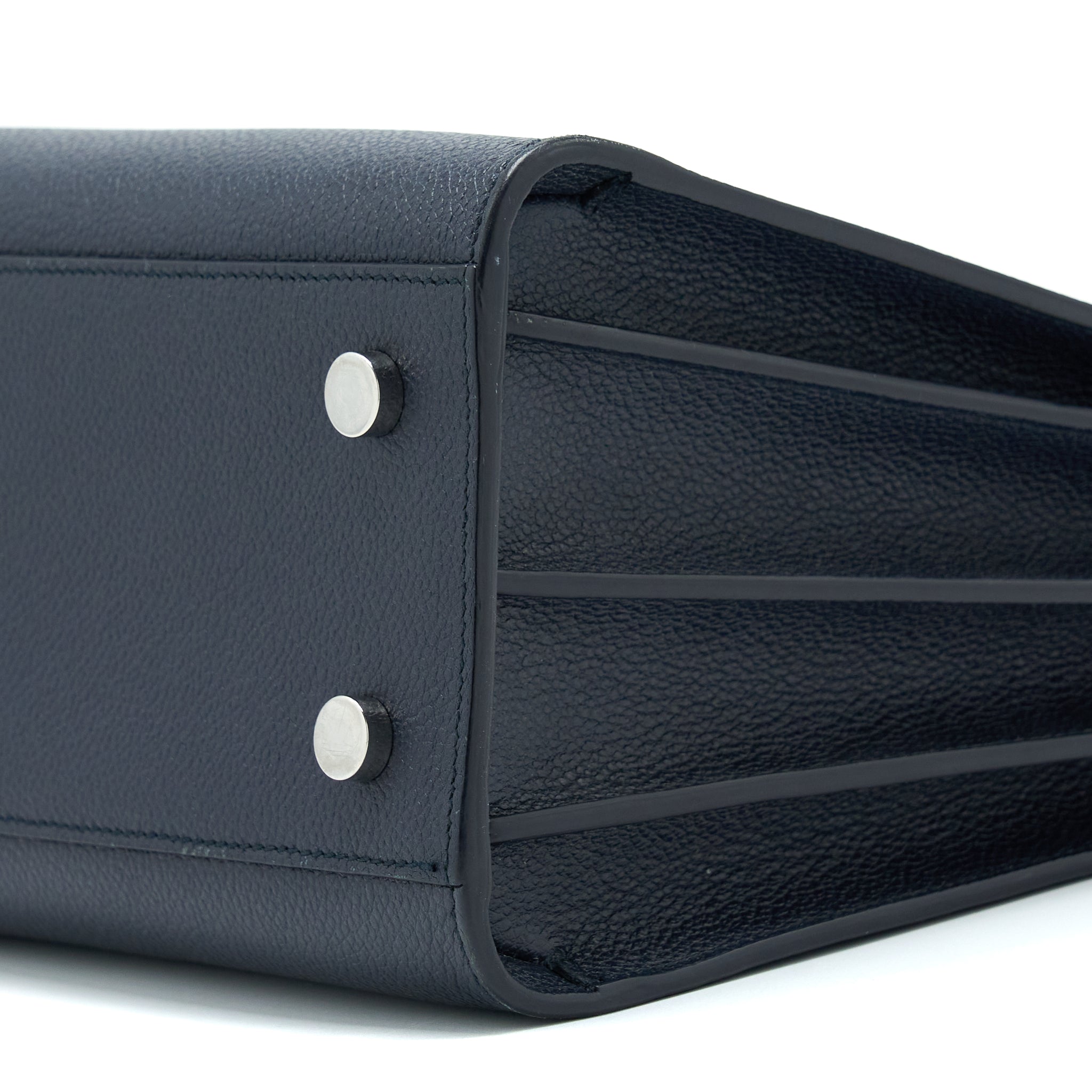SAINT LAURENT/YSL BABY SAC DE JOUR  CALFSKIN NAVY SHW