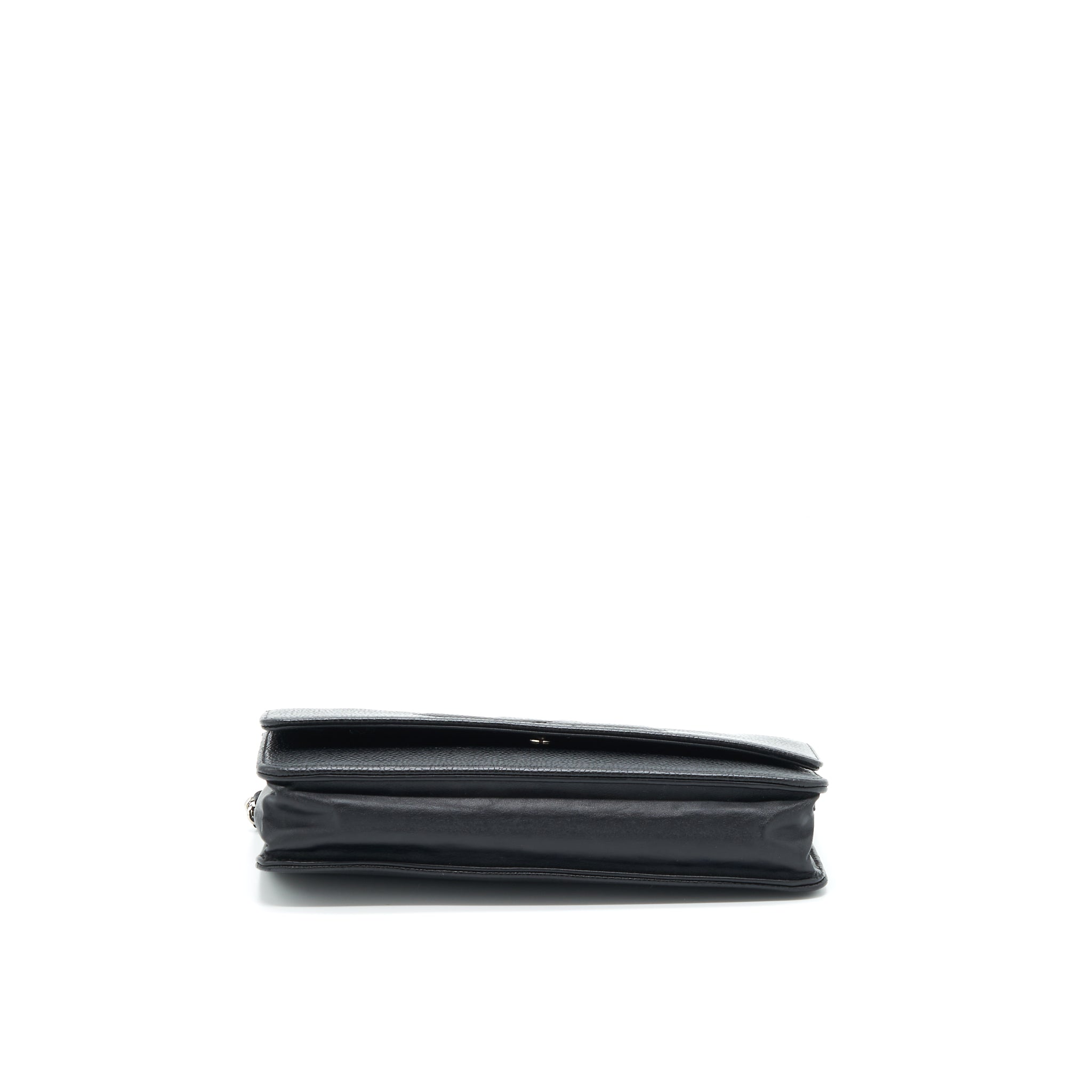 CHANEL WALLET ON CHAIN CAVIAR BLACK SHW