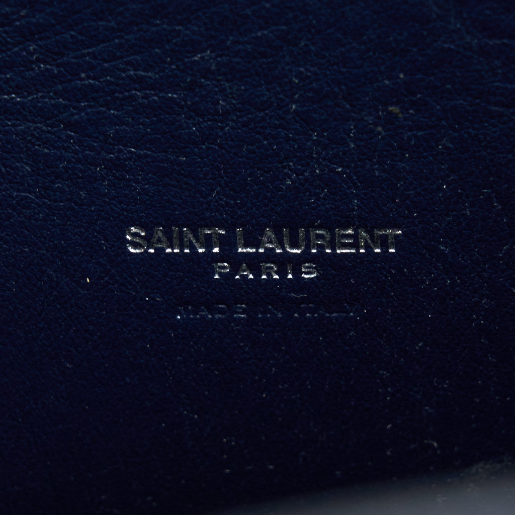 SAINT LAURENT/YSL BABY SAC DE JOUR  CALFSKIN NAVY SHW