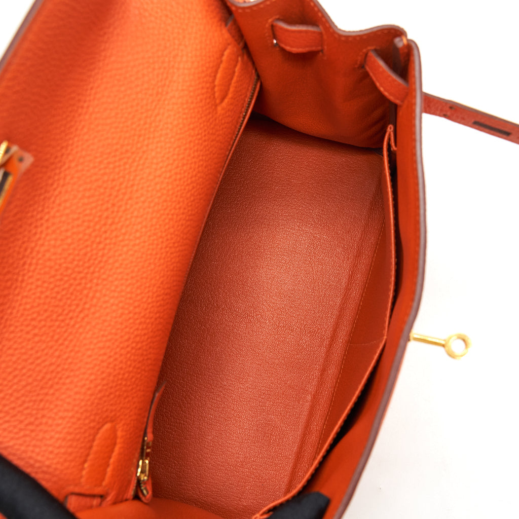 HERMES KELLY 28 TOGO 9J FEU GHW