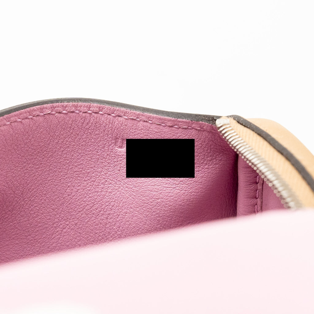 HERMES MINI LINDY SWIFT CHAI/MAUVE SYLVESTRE SHW
