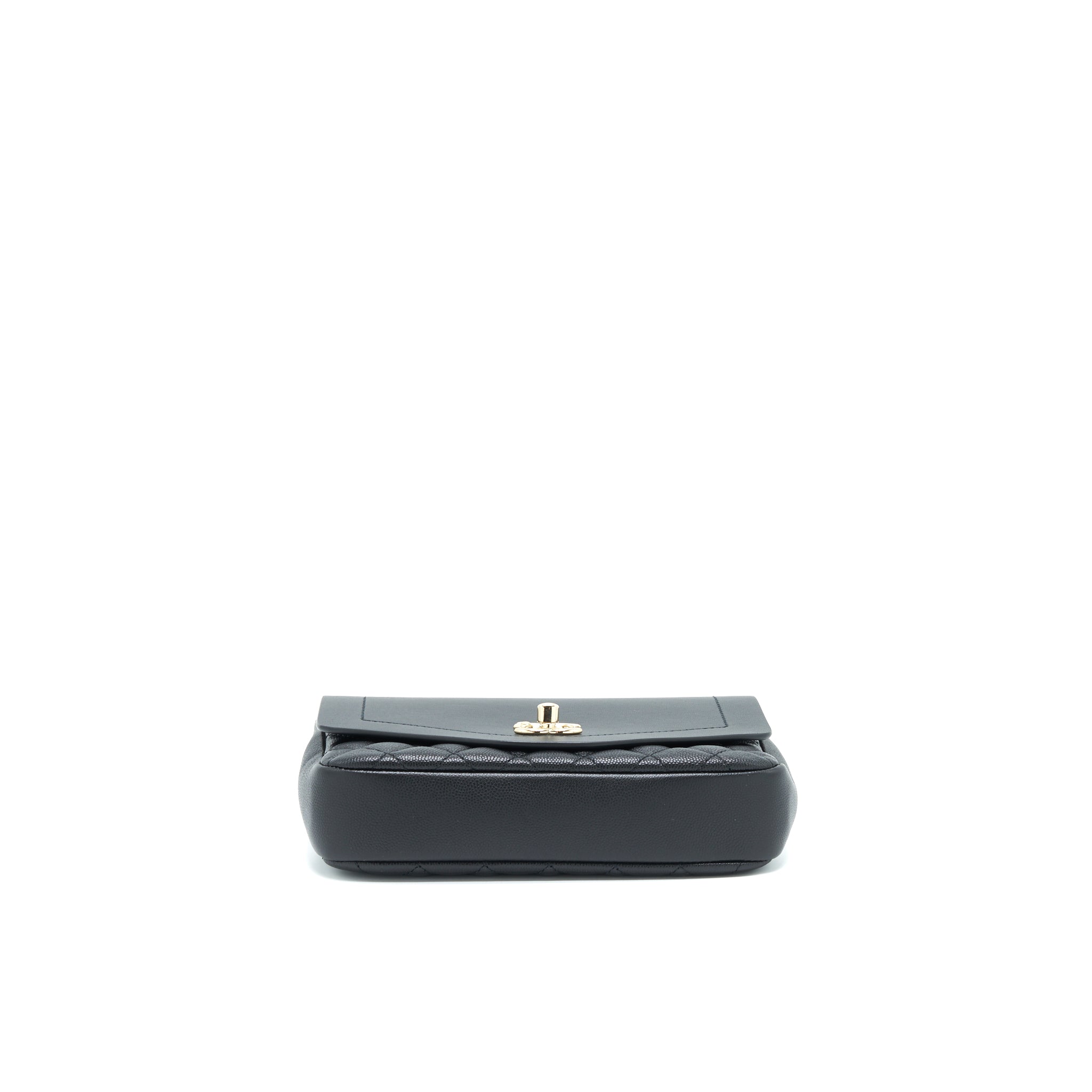 CHANEL FLAP CHAIN BAG BLACK LGHW