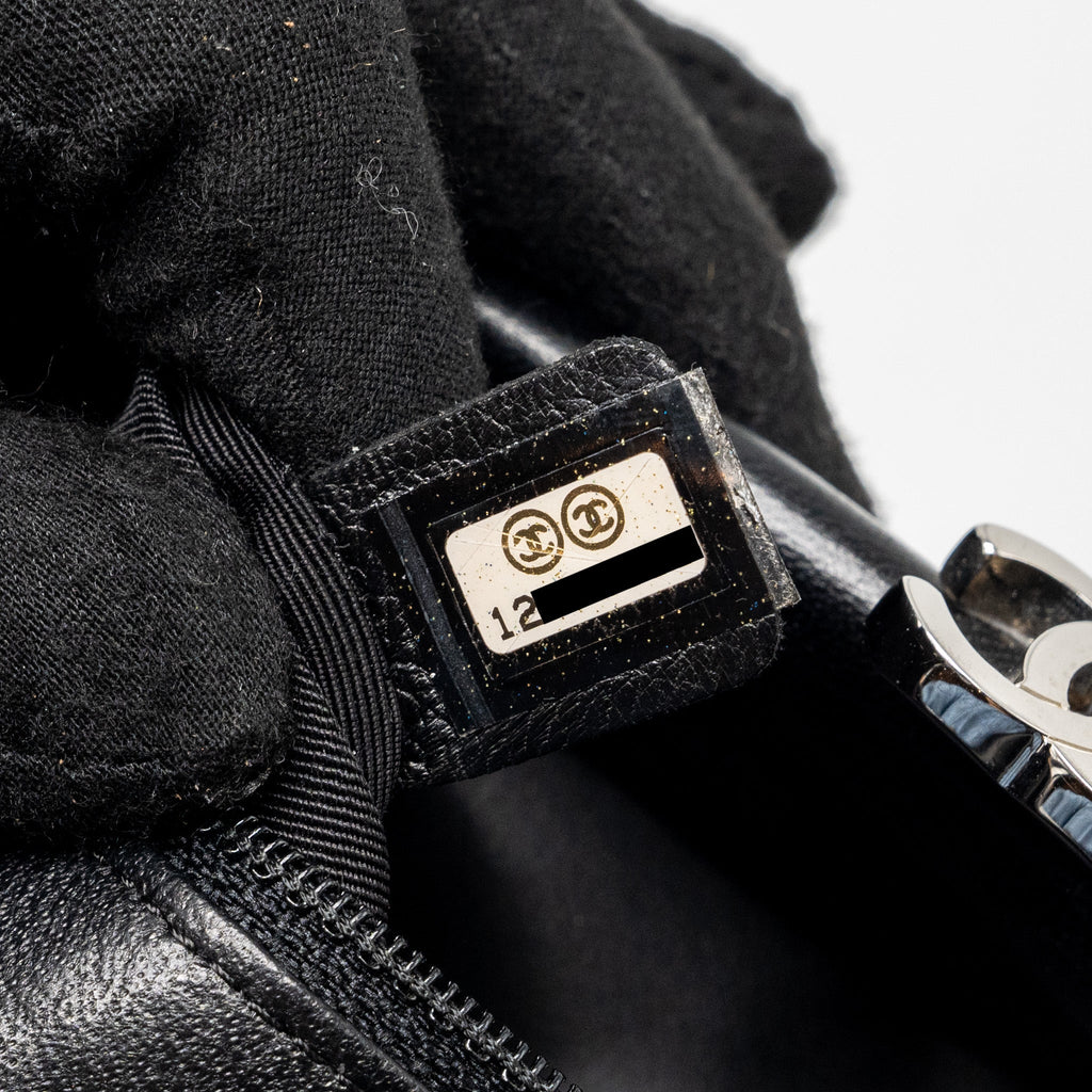 CHANEL TIMELESS CLUTCH LAMBSKIN BLACK SHW