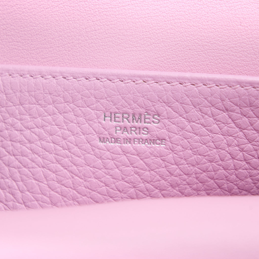 HERMES HALZAN 25 CLEMENCE X9 MAUVE SYLVESTRE SHW