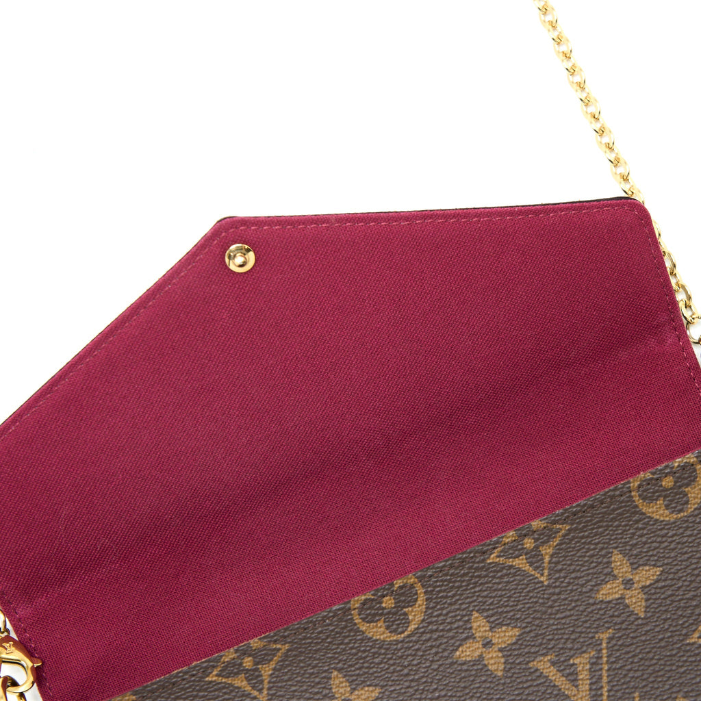 LOUIS VUITTON FELICIE POCHETTE MONOGRAM CANVAS GHW