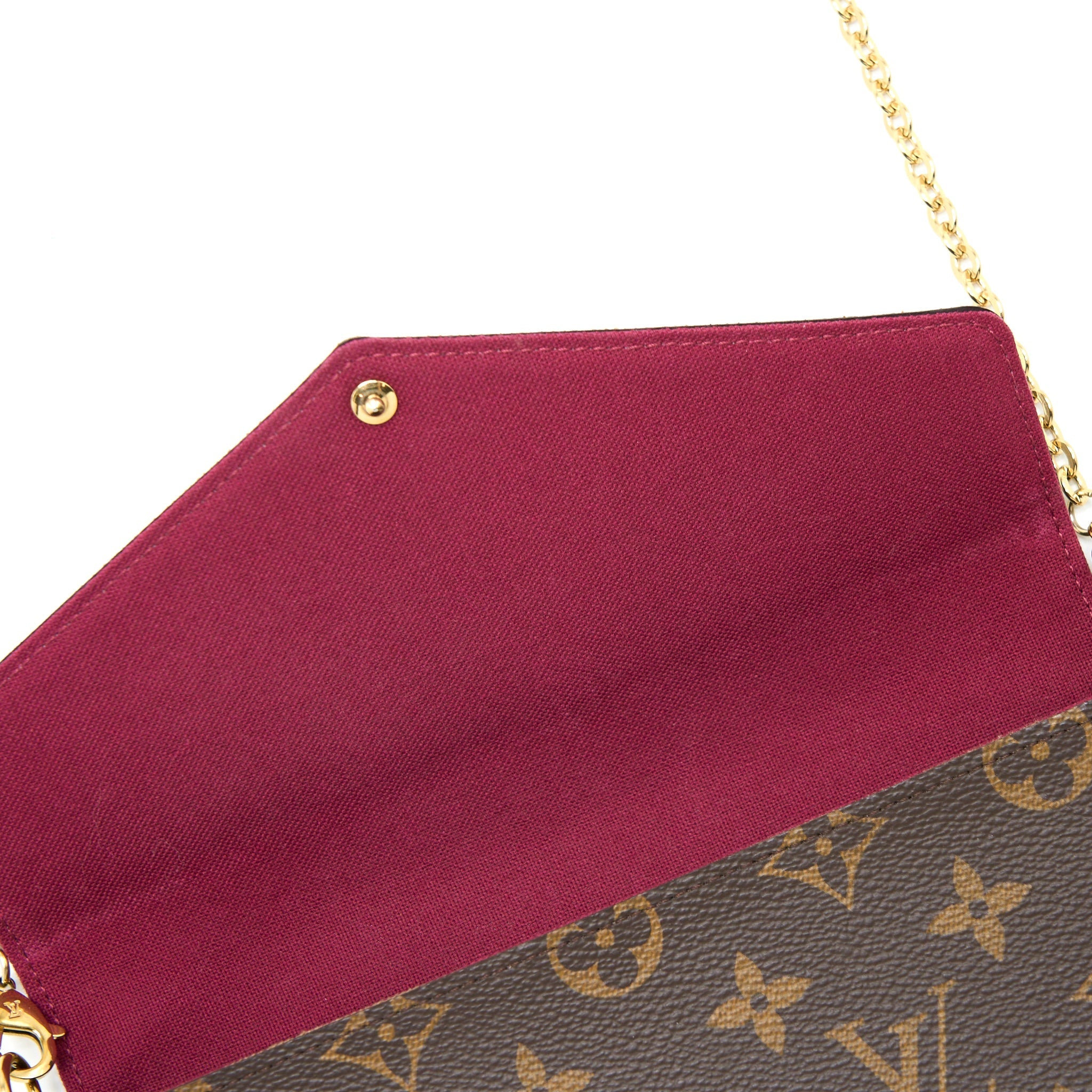 LOUIS VUITTON FELICIE POCHETTE MONOGRAM CANVAS GHW