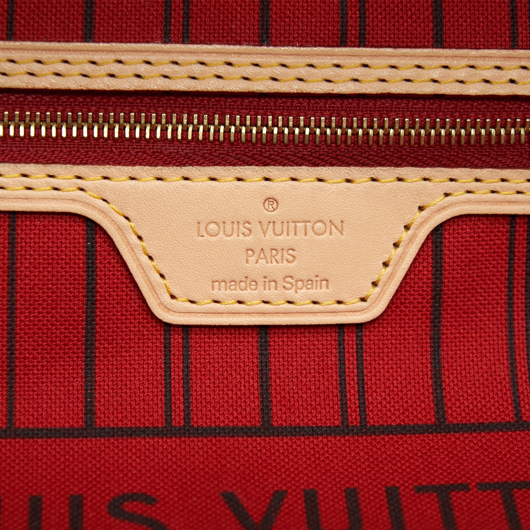 LOUIS VUITTON NEVERFULL CHERRY MM MONOGRAM CANVAS GHW