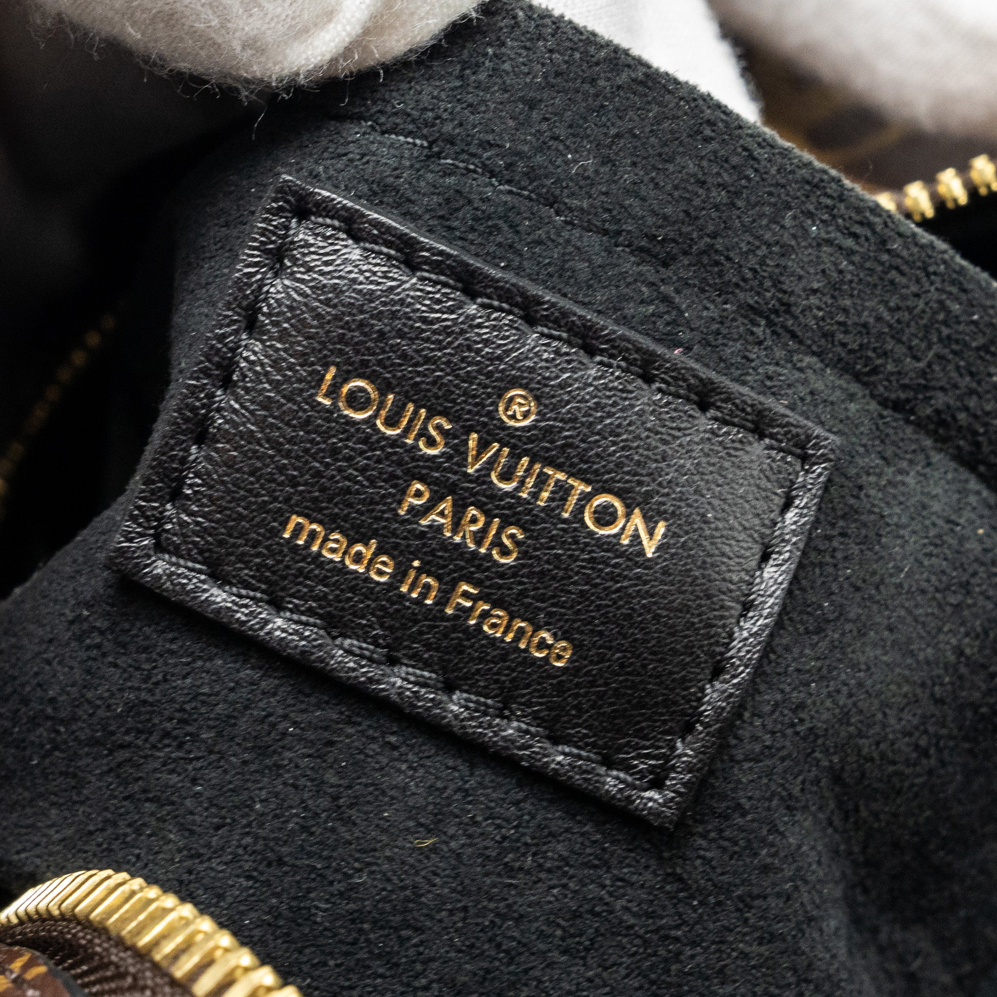 LOUIS VUITTON SQUARE BAG MONOGRAM REVERSE CANVAS GHW