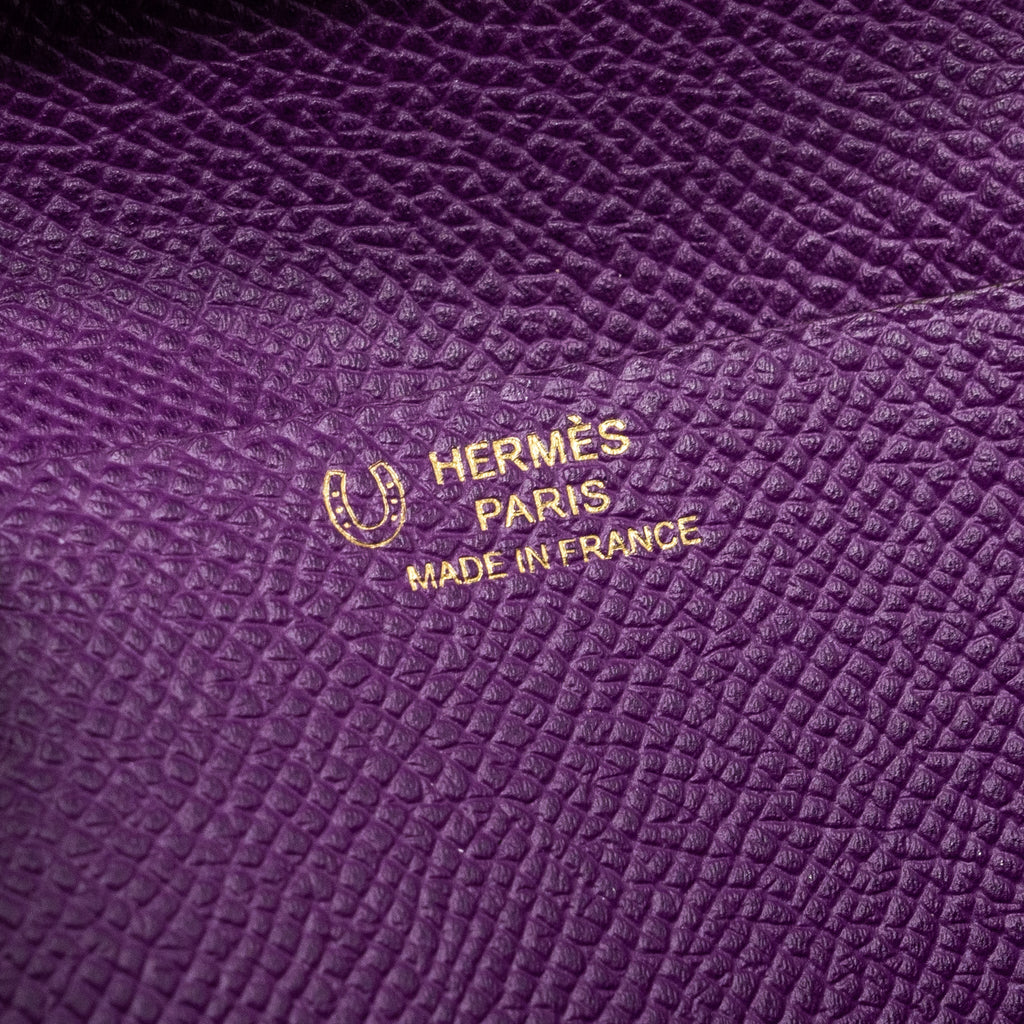 HERMES BEARN LONG WALLET SPECIAL ORDER EPSOM PURPLE GHW