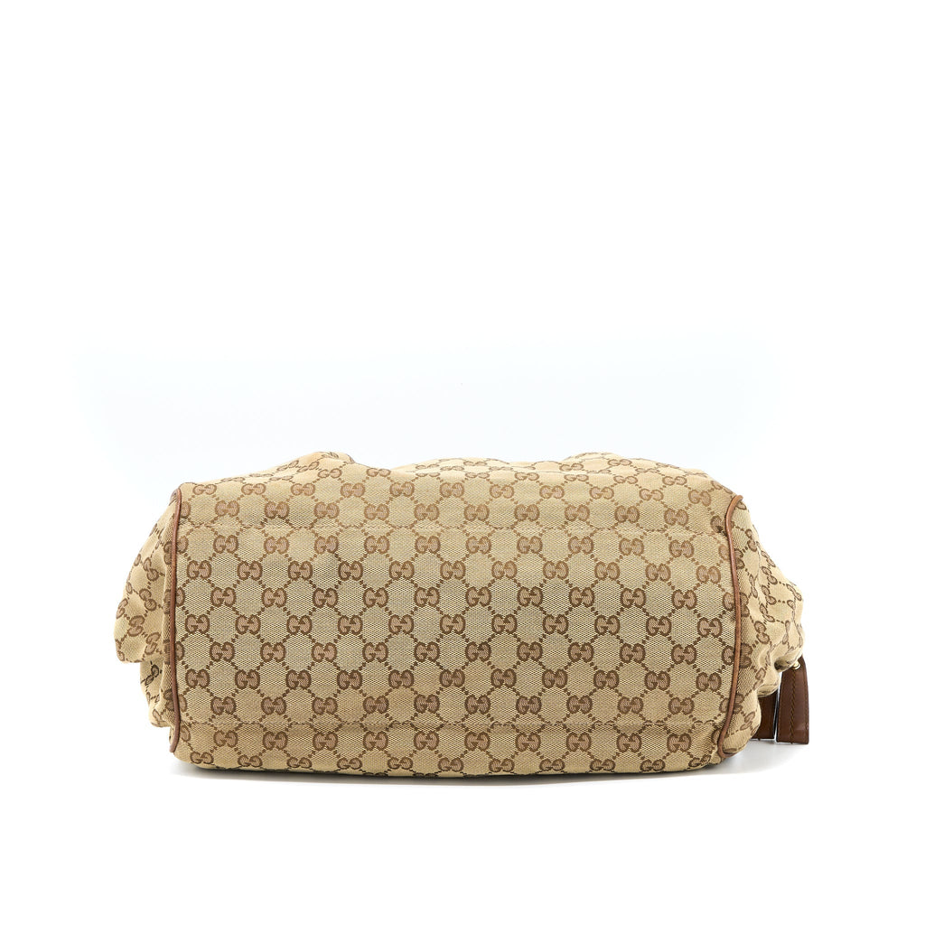 GUCCI TOTE GG SUPREME CANVAS GHW