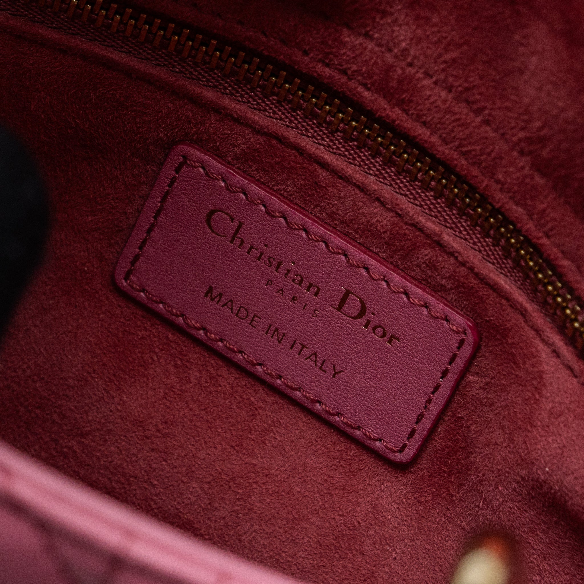 DIOR MY ABC DIOR SMALL LADY DIOR CANNAGE LAMBSKIN PINK GRADIENT LGHW