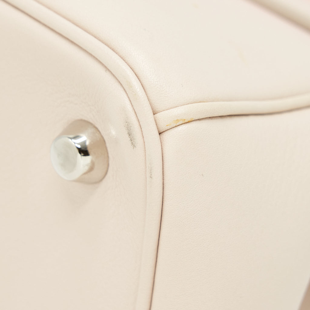 DIOR BE DIOR BAG SMOOTH CALFSKIN BEIGE / BRIGHT PINK SHW
