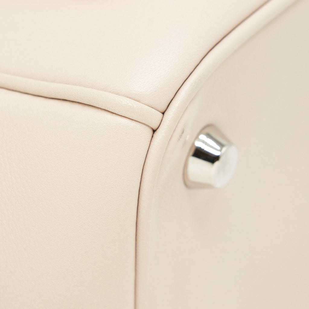 DIOR BE DIOR BAG SMOOTH CALFSKIN BEIGE / BRIGHT PINK SHW