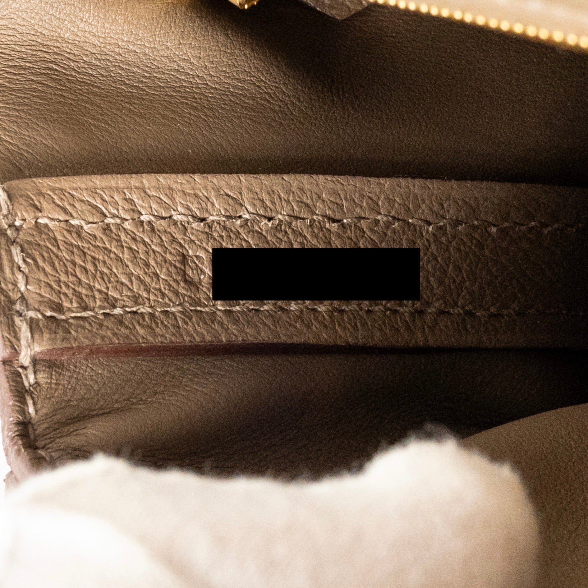 HERMES MINI 2424 24/24-21 BAG EVERCOLOR/SWIFT ETOUPE GHW