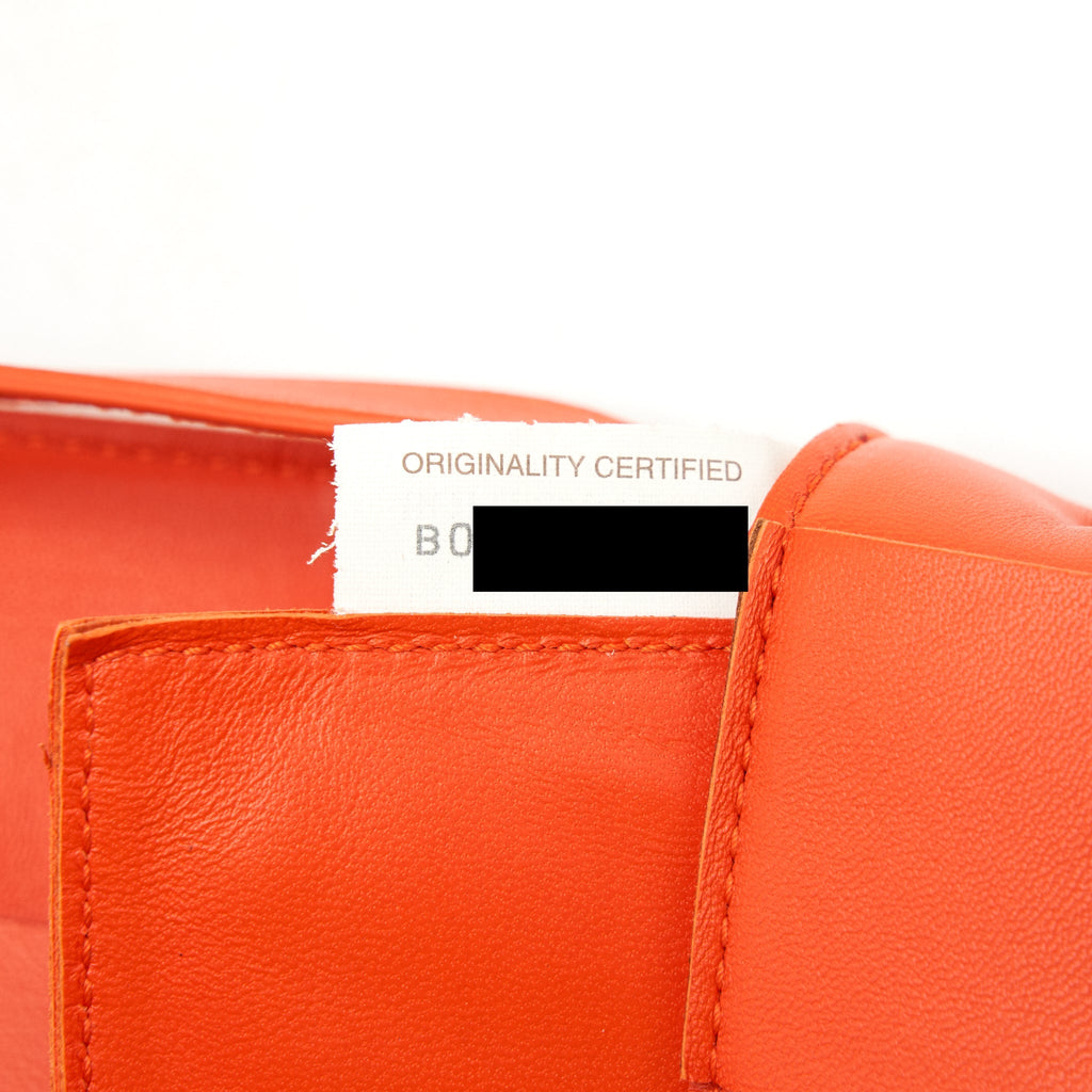 BOTTEGA VENETA CASSETTE BAG BRIGHT ORANGE