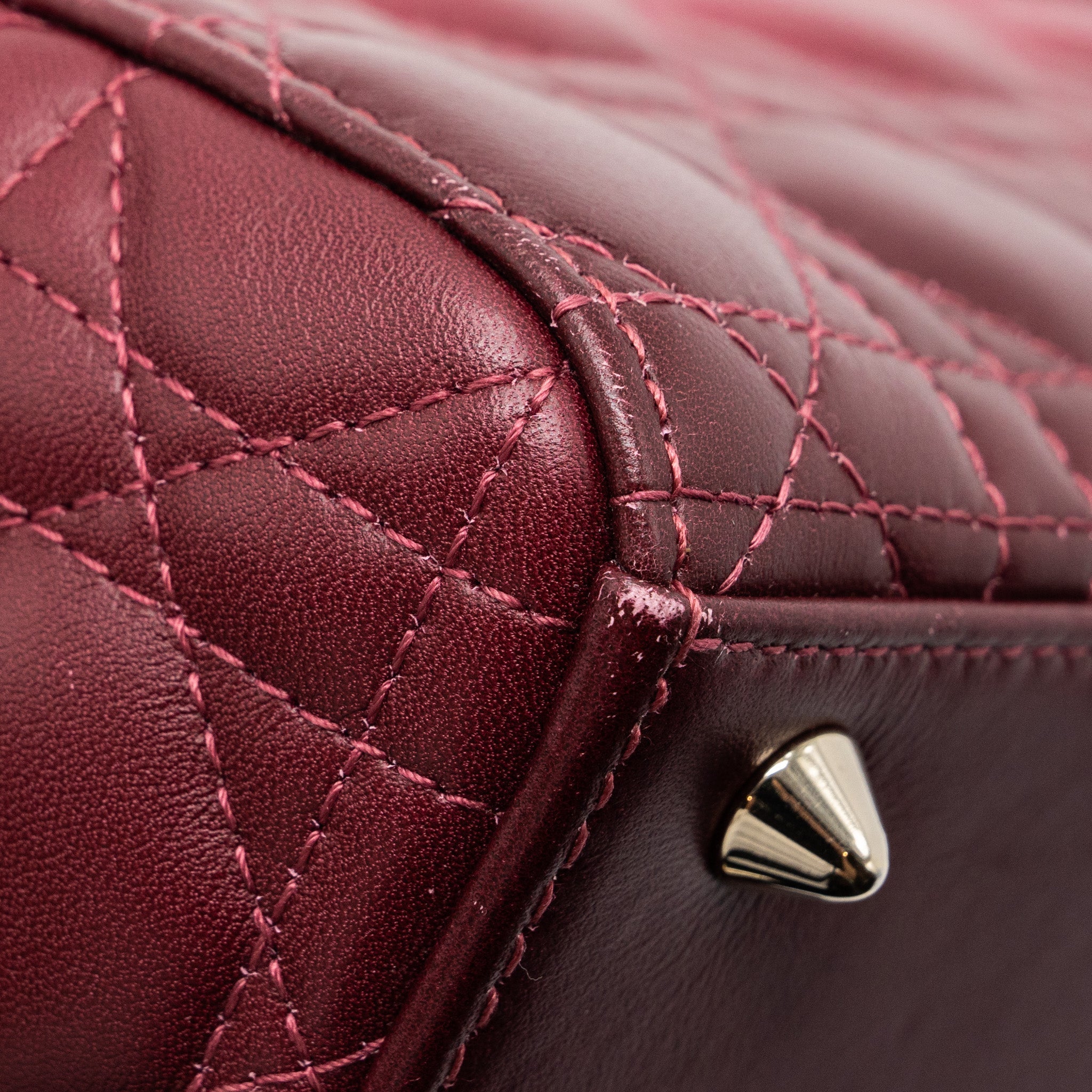 DIOR MY ABC DIOR SMALL LADY DIOR CANNAGE LAMBSKIN PINK GRADIENT LGHW