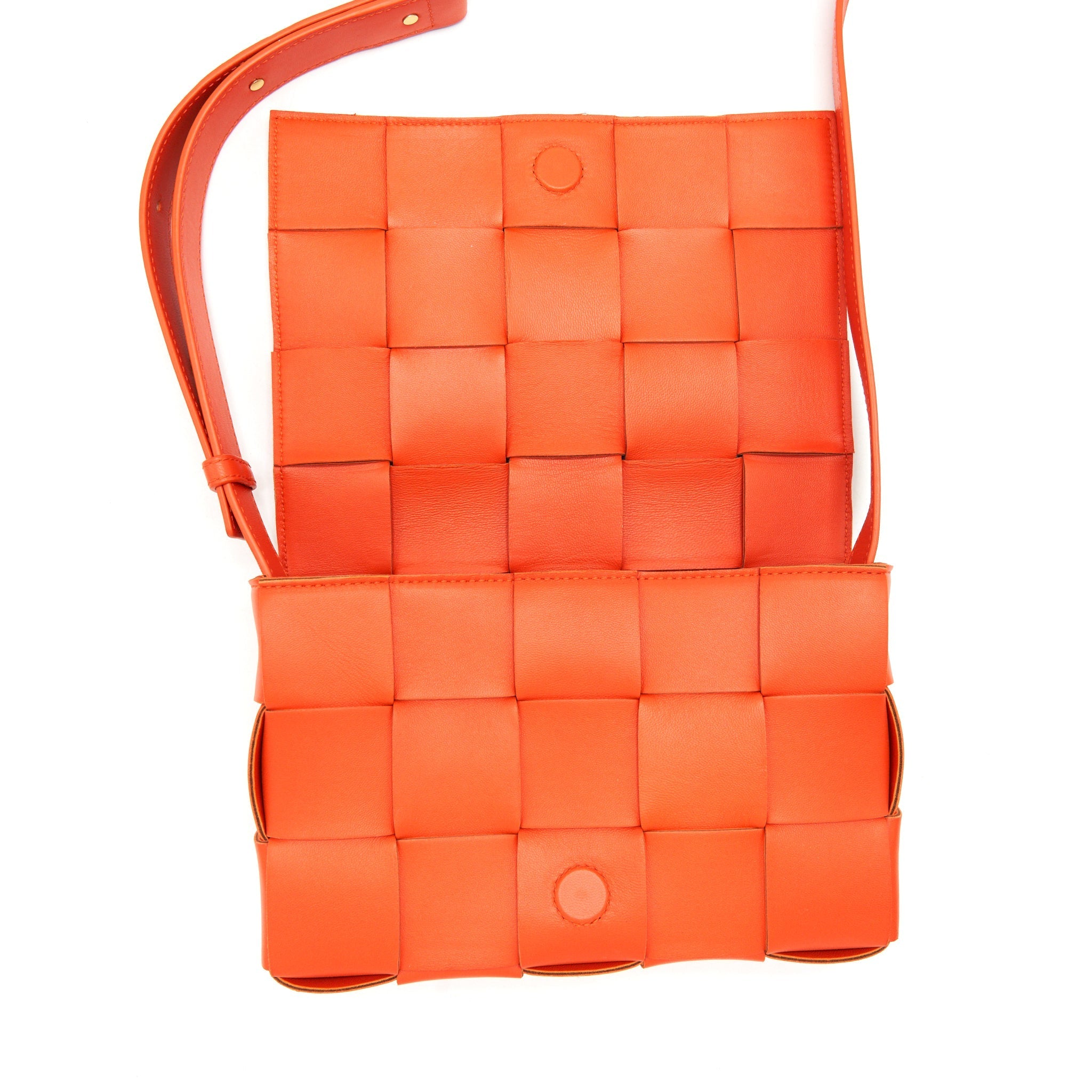 BOTTEGA VENETA CASSETTE BAG BRIGHT ORANGE