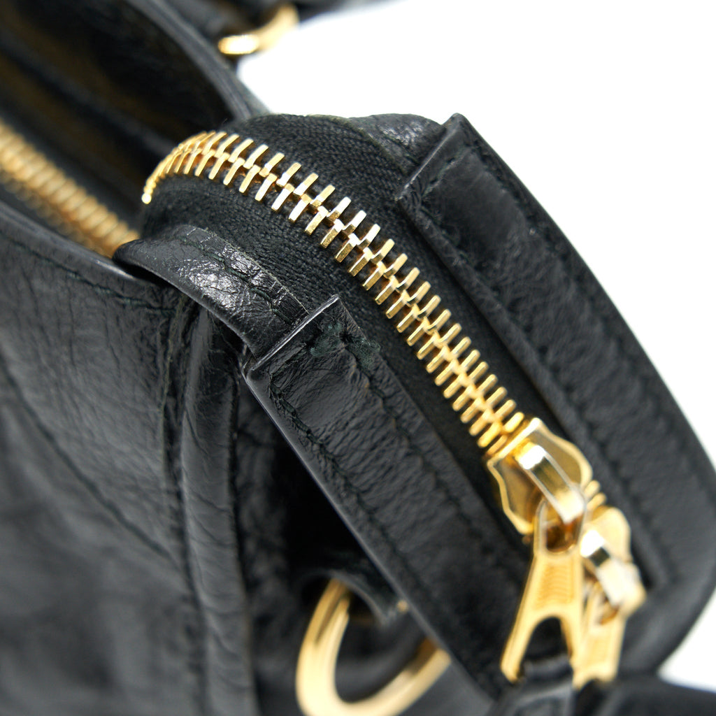 BALENCIAGA MINI CITY BLACK WITH GHW