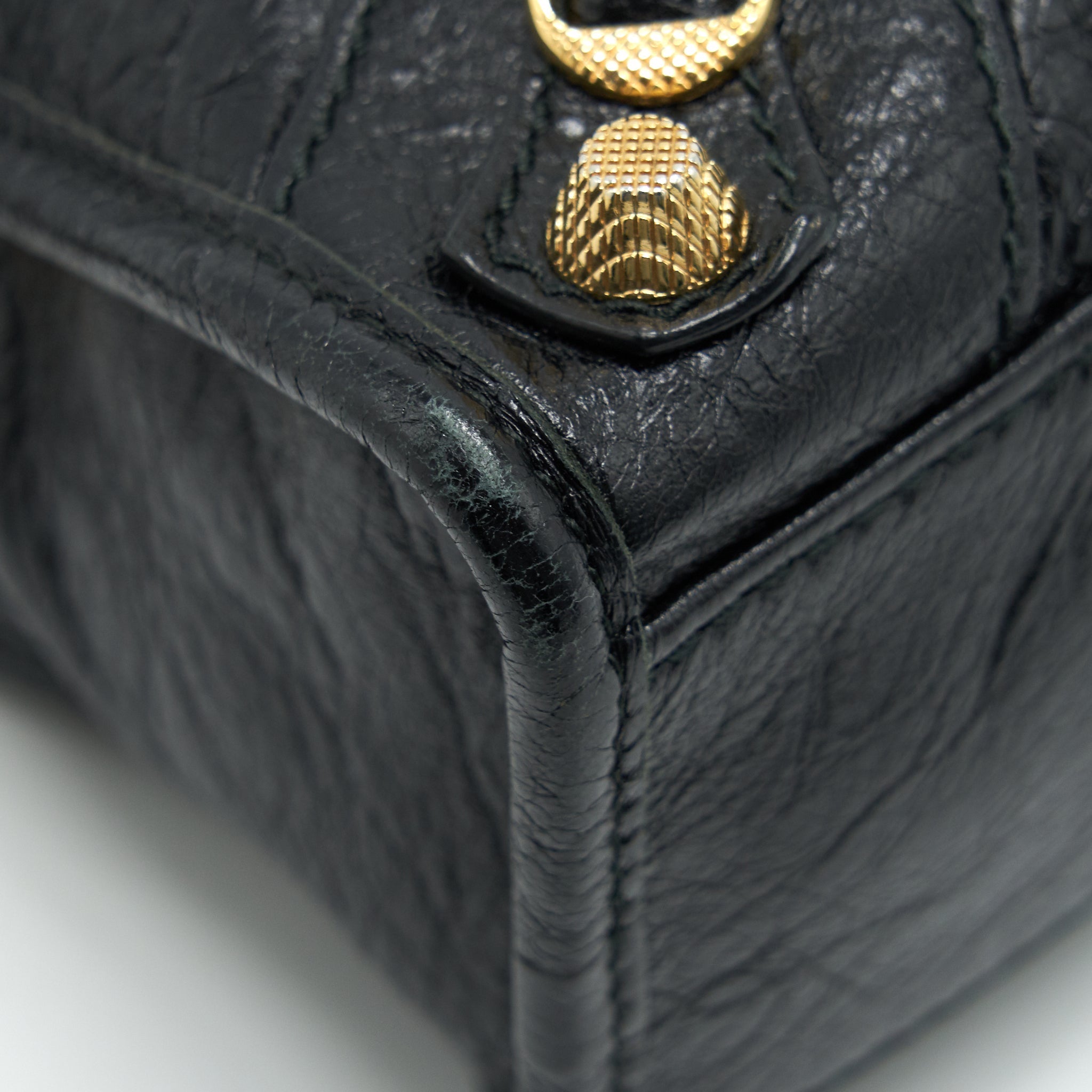 BALENCIAGA MINI CITY BLACK WITH GHW