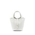 HERMES PICOTIN 18 LOCK BAG 80 GRIS PERLE SHW
