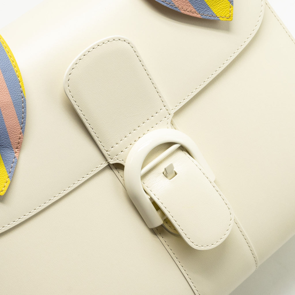DELVAUX BRILLIANT MM MAGIC BOX CALFSKIN WHITE/MULTICOLOUR SHW