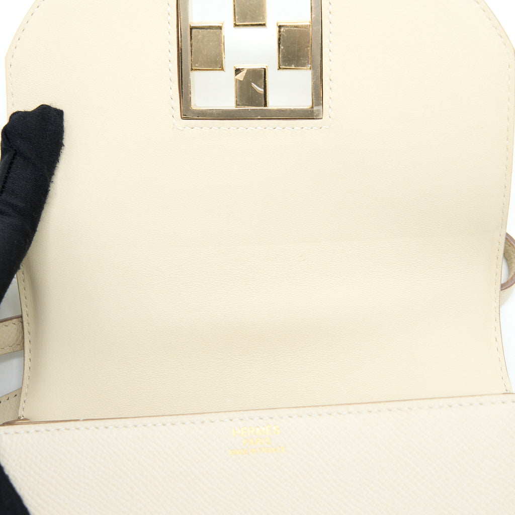 HERMES MOSAIQUE 24 MINI EPSOM CARIE GHW