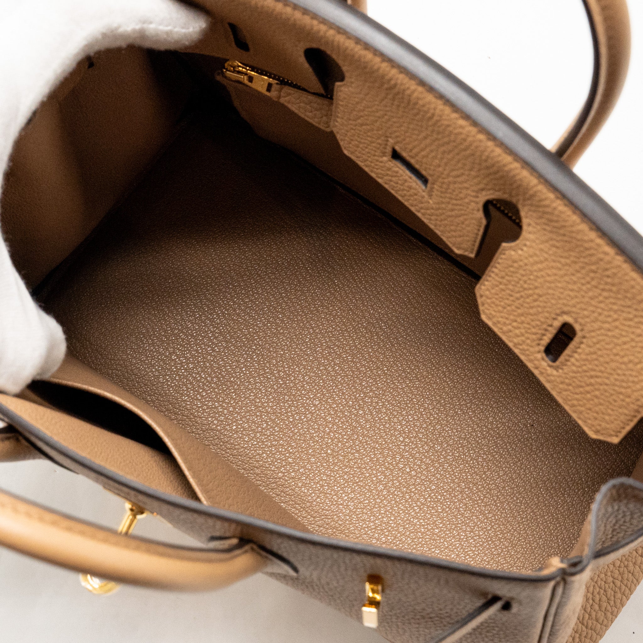 HERMES BIRKIN 25 TOGO 0M CHAI GHW