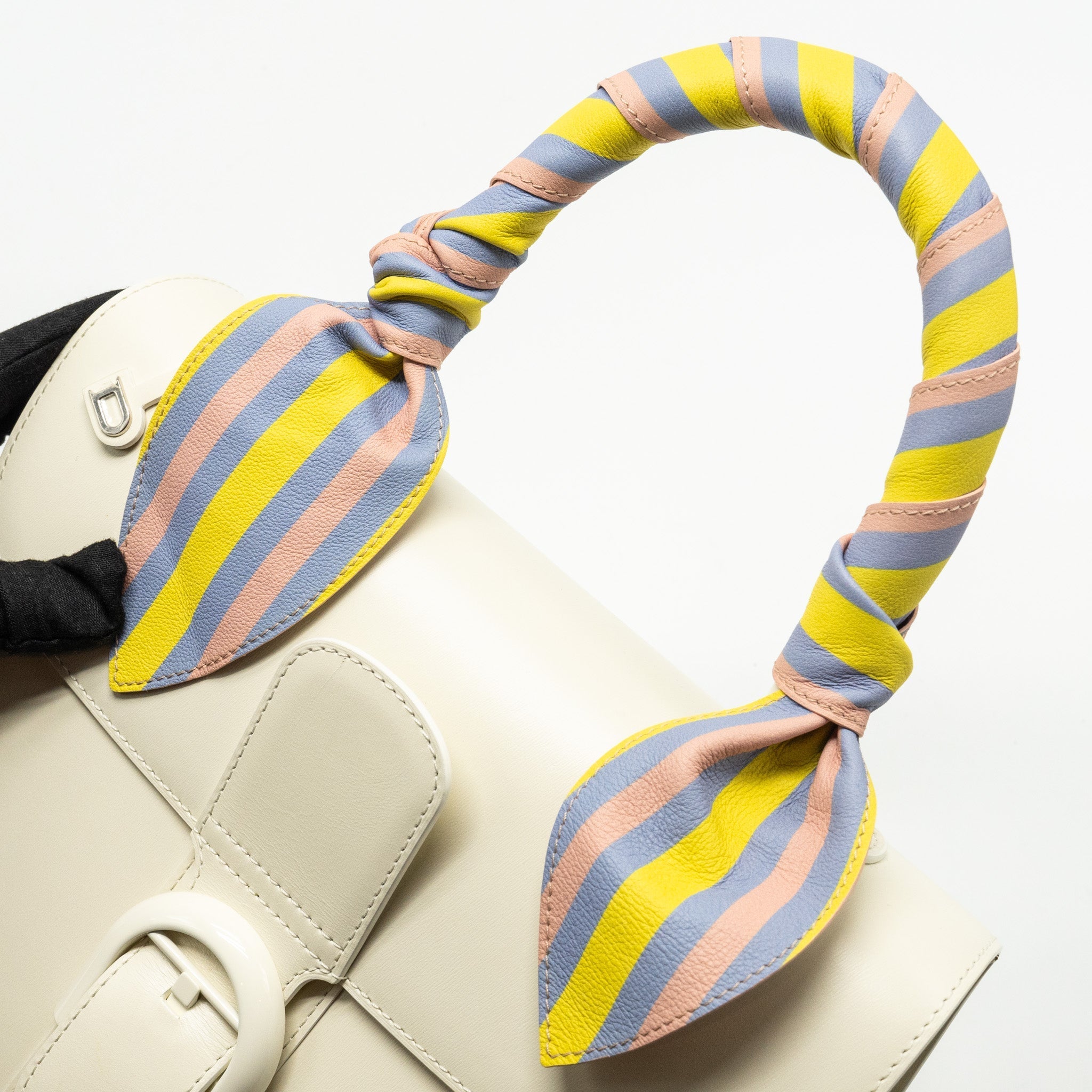 DELVAUX BRILLIANT MM MAGIC BOX CALFSKIN WHITE/MULTICOLOUR SHW
