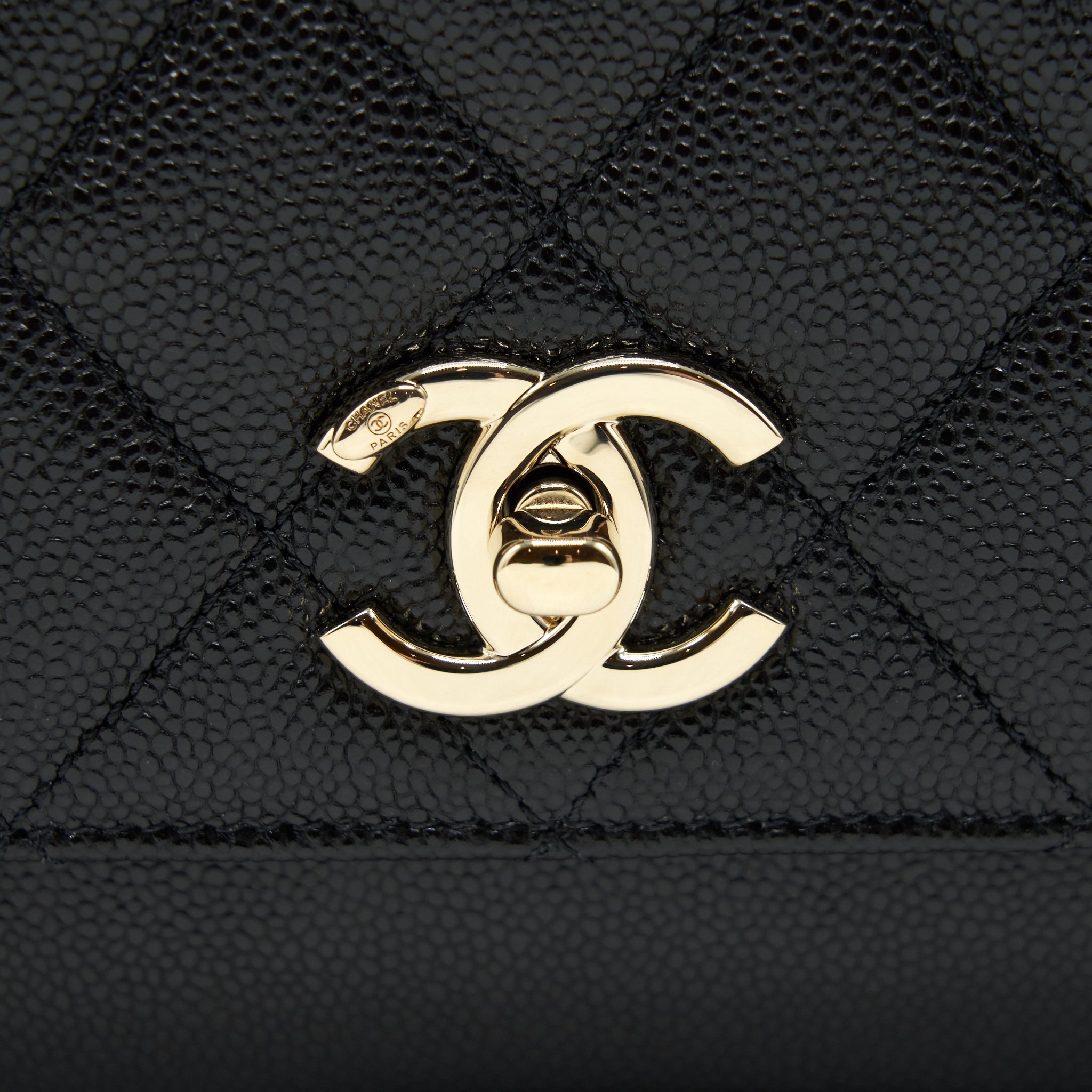 CHANEL MEDIUM BUSINESS AFFINITY BAG CAVIAR BLACK LGHW (MICROCHIP)