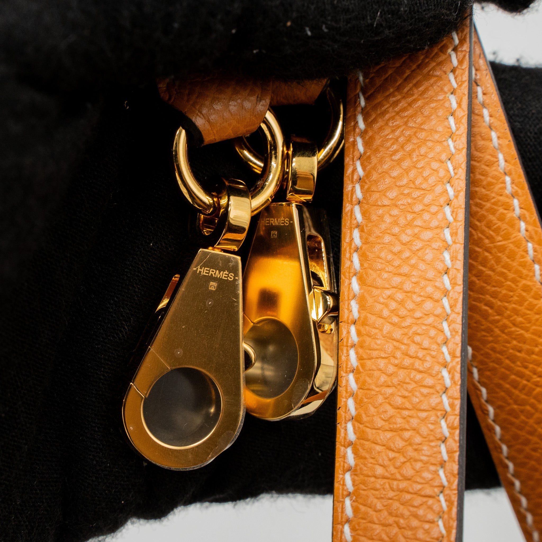 HERMES KELLY 25 EPSOM TOFFEE GHW