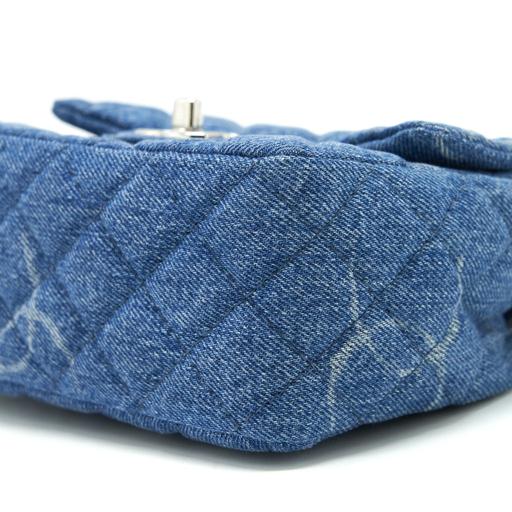 CHANEL DENIM MINI SQUARE FLAP BAG SHW