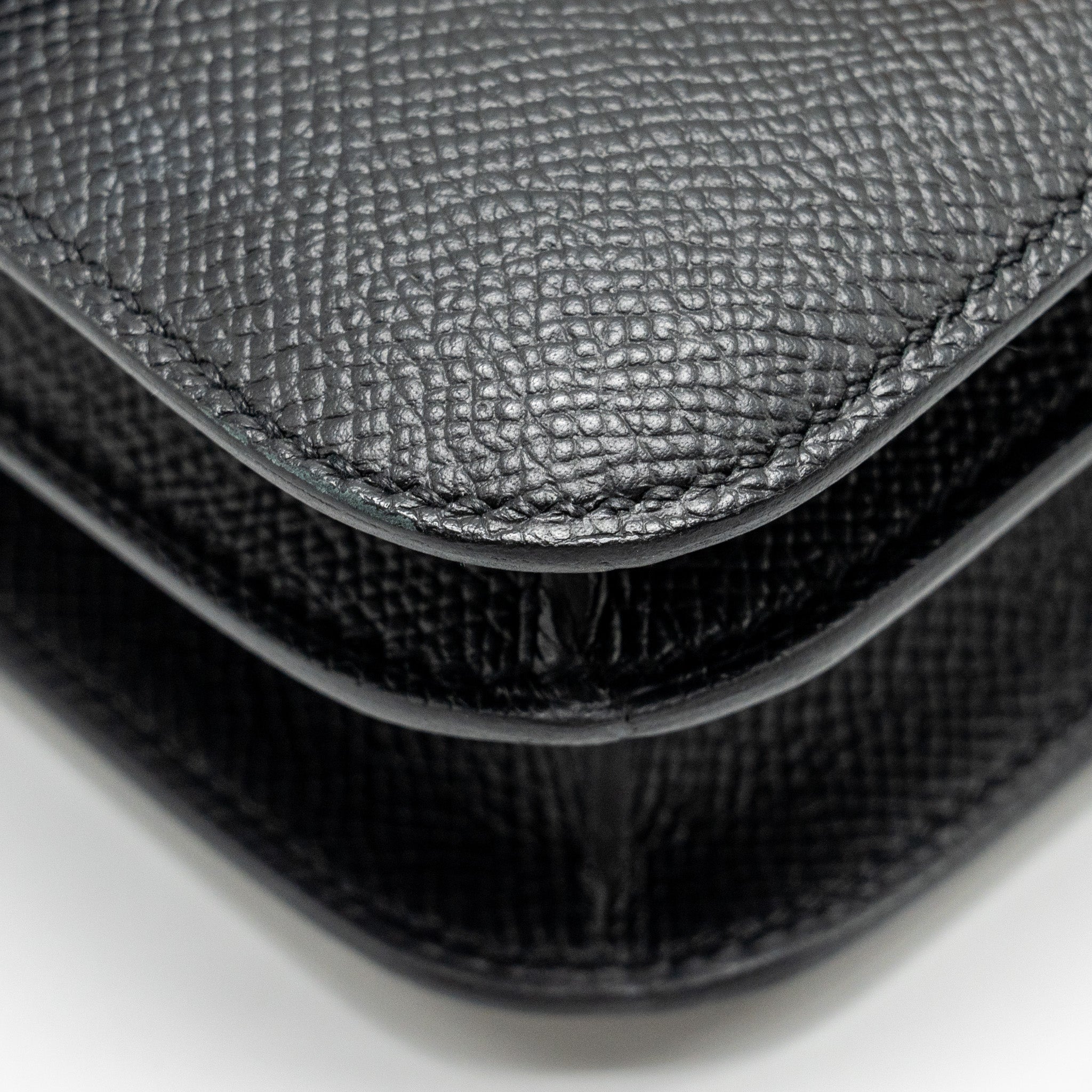 HERMES MINI CONSTANCE EPSOM BLACK RGHW