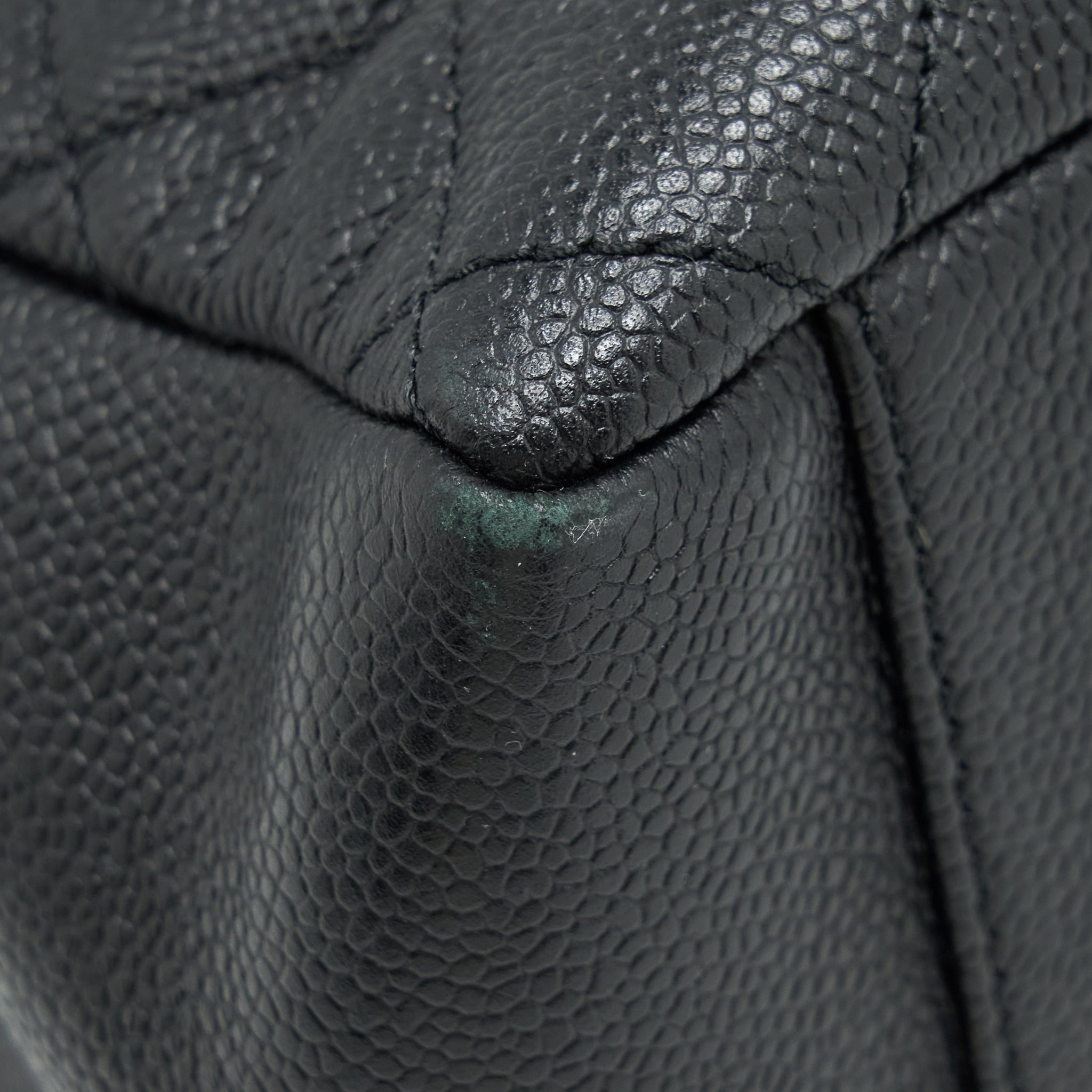 CHANEL GRAND SHOPPING TOTE BAG CAVIAR BLACK GHW