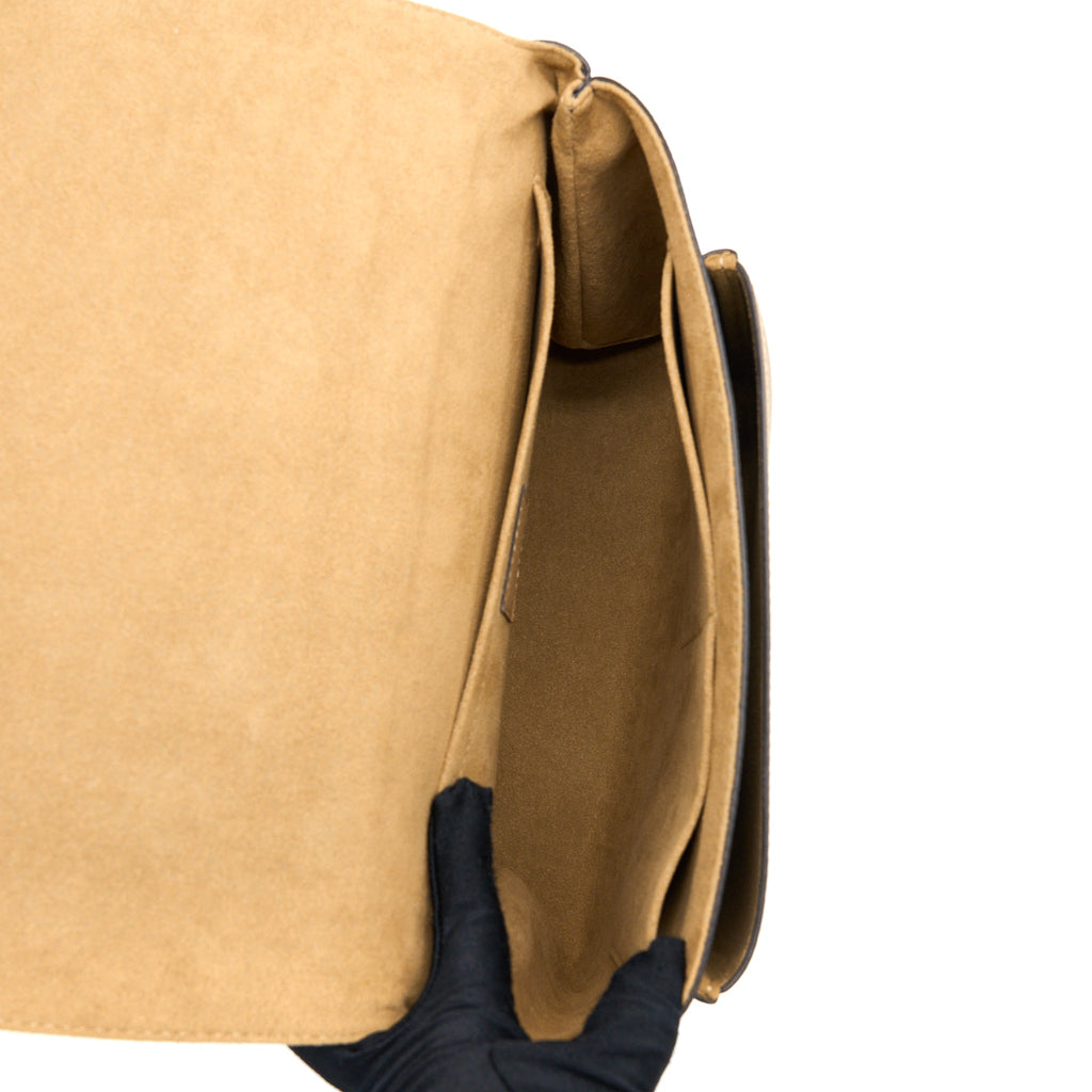 LOUIS VUITTON MARIGNAN TOP HANDLE MESSENGER BAG MONOGRAM CANVAS BROWN GHW