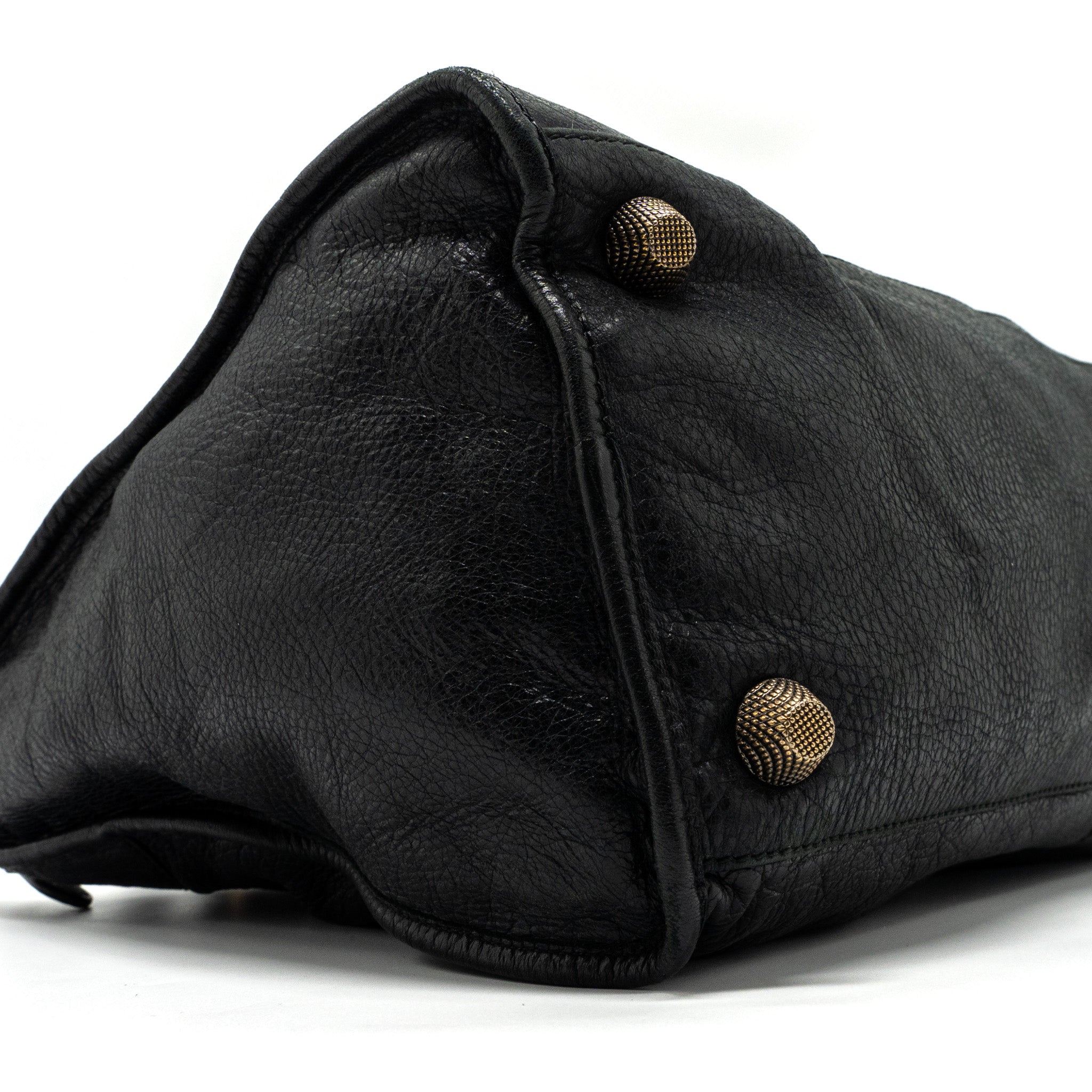 BALENCIAGA G21 WORK BAG LEATHER BLACK GHW