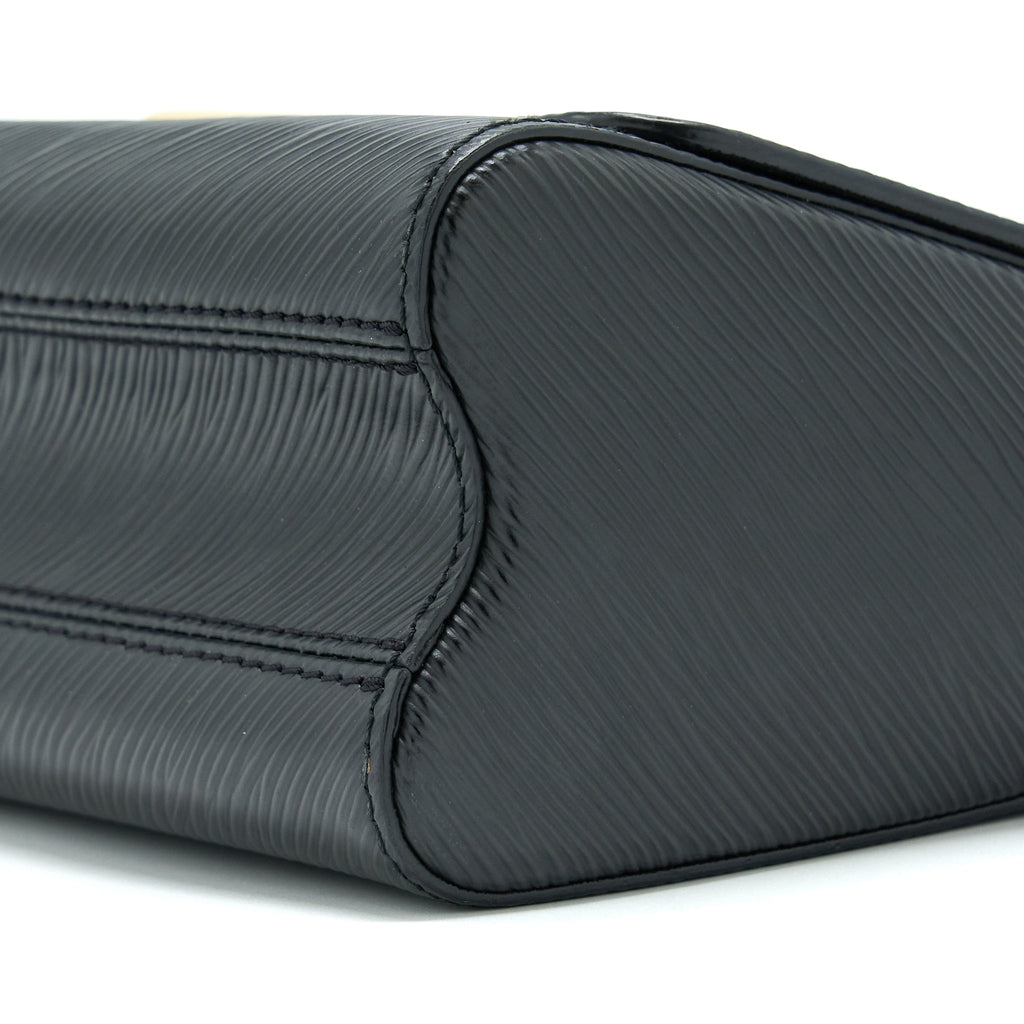 LOUIS VUITTON TWIST MM EPI BLACK GHW
