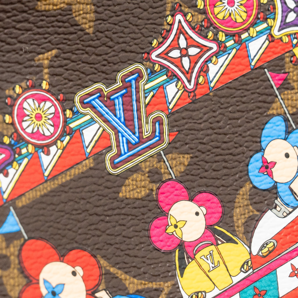 LOUIS VUITTON 2020 MINI POCHETTE 2020 CHRISTMAS ANIMATION BUMPER CARS MONOGRAM CANVAS GHW