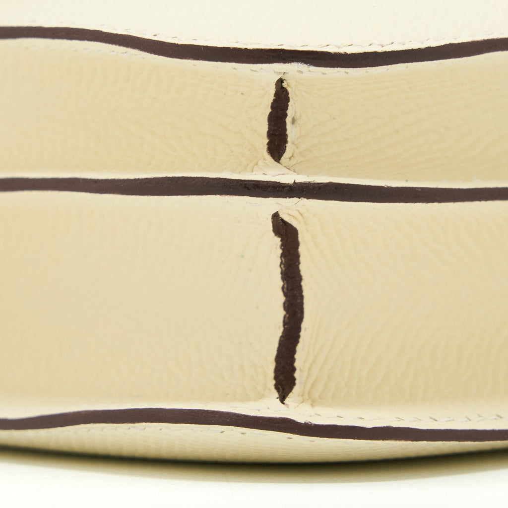 HERMES MINI CONSTANCE EPSOM NATA GHW