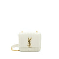SAINT LAURENT VICKY CHAIN BAG LIGHT BEIGE GHW